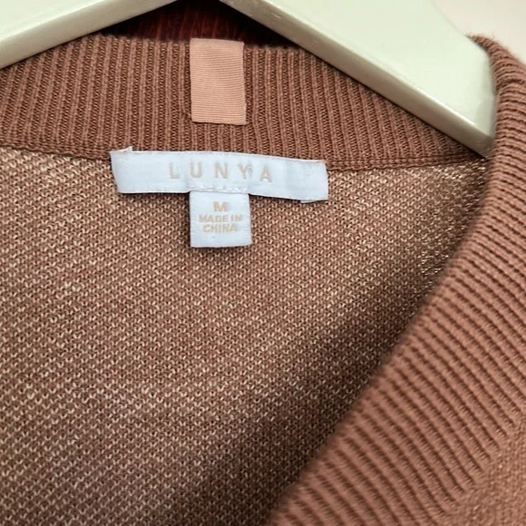 Lunya checked mock neck sweater - Picture 5 of 7